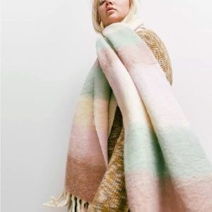 NWT Madewell Brushed Plaid Scarf